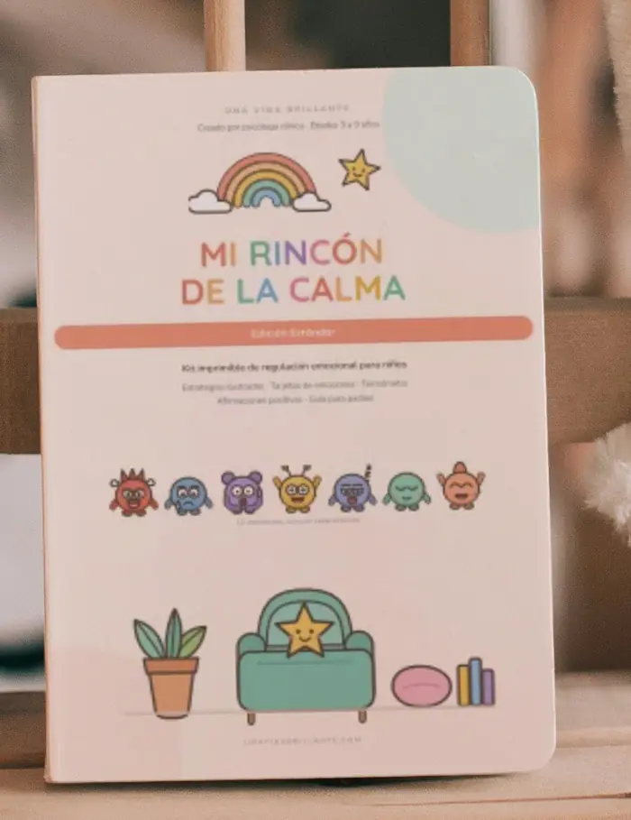 Portada del kit imprimible Mi Rincón de la Calma.